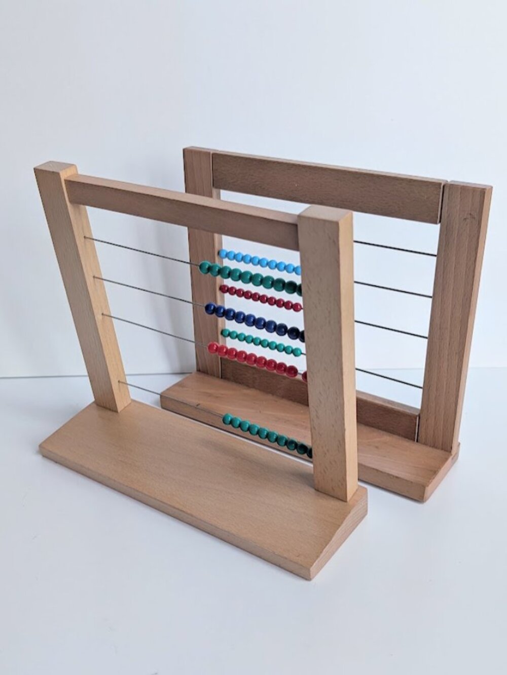 A-Montessori Small Bead Frame Wooden Math Abacus Educational Learning Toy - Picture 8 of 16